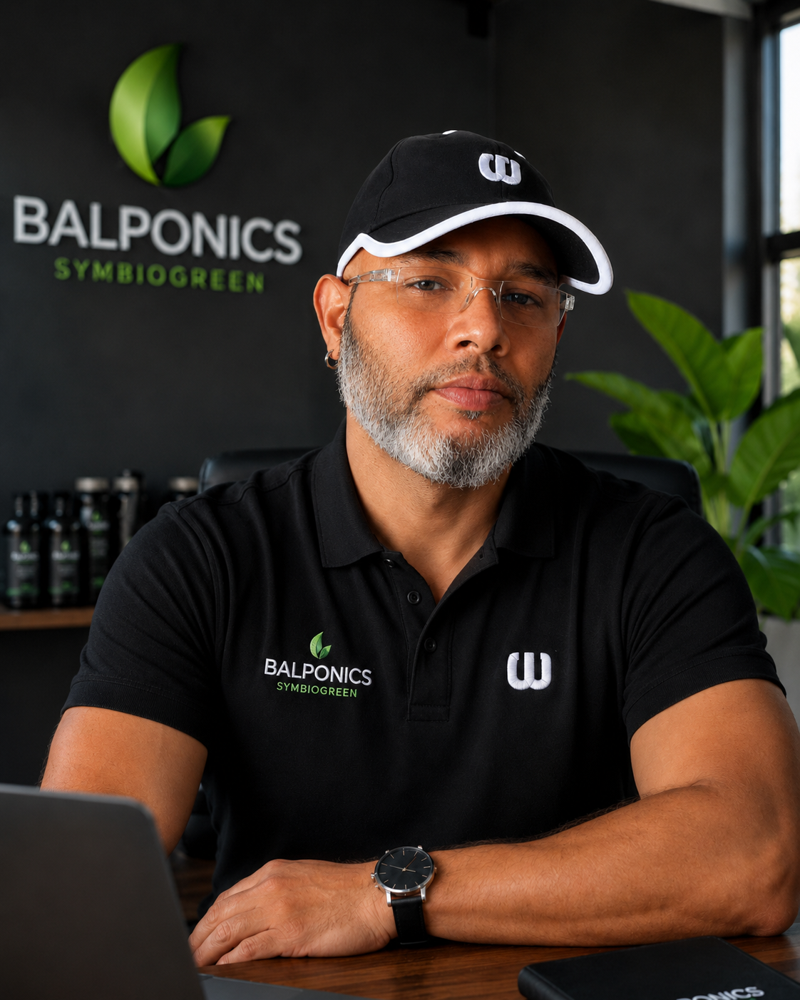 Bernard Balmir, founder of Balponics SymbioGreens