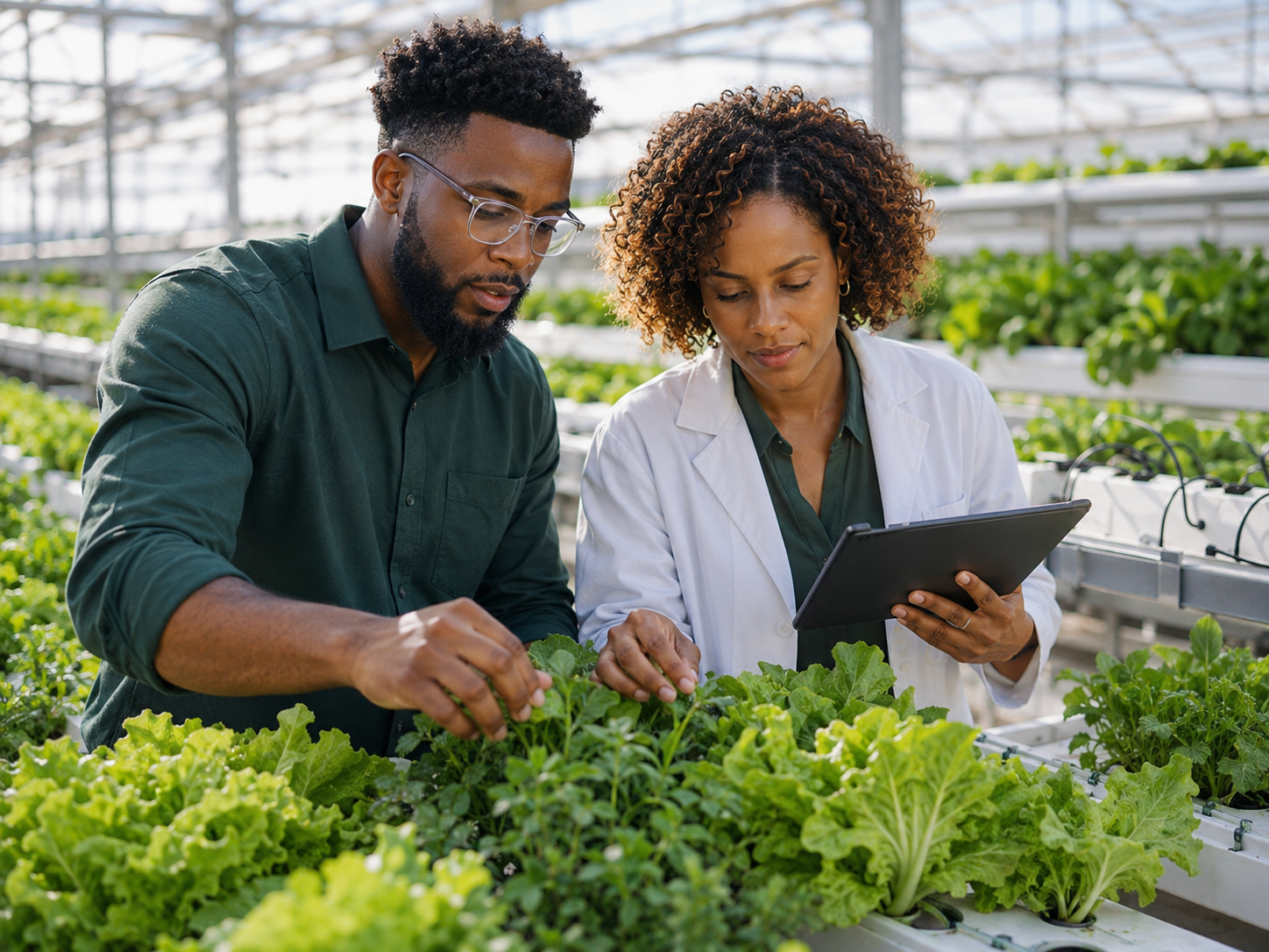 Crop quality review in a controlled growing environment